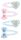 Disney Princesses (Cinderella) glinsterende haarspeldenset 2 stuks