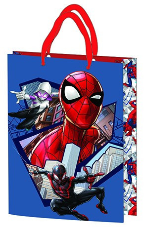 Cadeauzakje 23x18x8,5cm, gelamineerd plastic oppervlak - Spider-Man