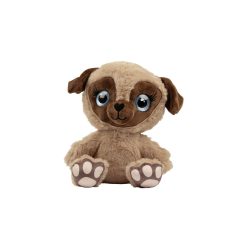 Grote ogen schattige pluche Hond 30cm hoog - Bruin