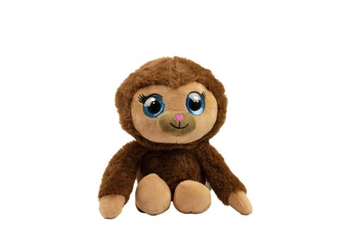 Grote ogen schattige pluche Aap 30cm hoog - Bruin