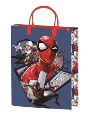 Cadeauzakje 32x27x10cm, gelamineerd plastic oppervlak - Spider-Man