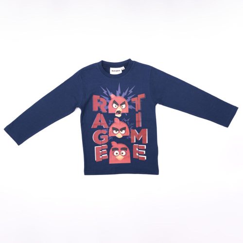 Angry Birds jongens lange mouwen T-shirt - katoenen T-shirt - donkerblauw_110