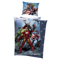   Avengers beddengoedset - New York Battle 100% katoen 140x200 + 65x65