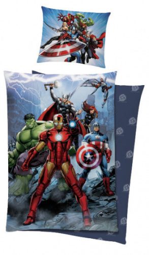 Avengers beddengoedset - New York Battle 100% katoen 140x200 + 65x65