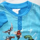 Lange dunne katoenen kinderpyjama - Avengers - met Iron Man print - Jersey - koningsblauw - 104