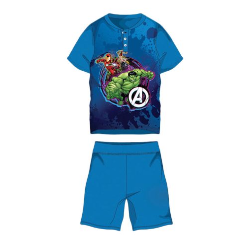Zomer korte mouw kinder katoenen pyjama - Avengers - rood - 104