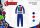 Winterse katoenen interlock kinderpyjama - Avengers - donkerblauw - 98