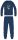Wraak dikke winterse kinderpyjama - katoenen flanellen pyjama - donkerblauw - 104