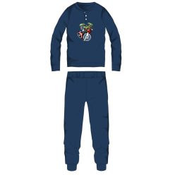  Wraak dikke winterse kinderpyjama - katoenen flanellen pyjama - donkerblauw - 98