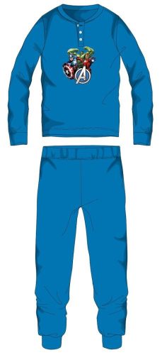 Wraak dikke winterse kinderpyjama - katoenen flanellen pyjama - lichtblauw - 110