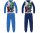 Avengers katoenen jersey kinderpyjama - middenblauw - 110
