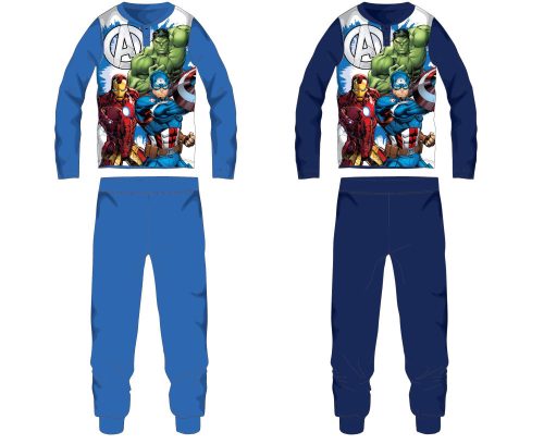 Avengers katoenen jersey kinderpyjama - middenblauw - 110