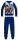 Wraak fleece pyjama - dikke winterse kinderpyjama - donkerblauw - 122