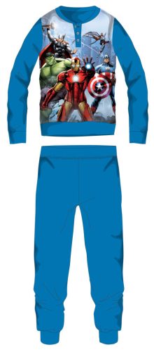 Wraak fleece pyjama - dikke winterse kinderpyjama - lichtblauw - 104