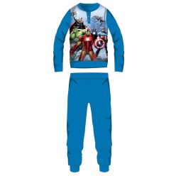   Wraak fleece pyjama - dikke winterse kinderpyjama - lichtblauw - 128