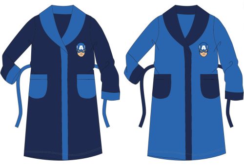 Avengers kinder coral badjas - lichtblauw - 110