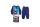 Lange dunne katoenen kinderpyjama - Avengers - 98 - donkerblauw