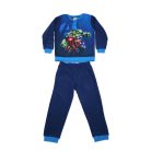 Winterse fleece kinderpyjama - Avengers - donkerblauw - 98