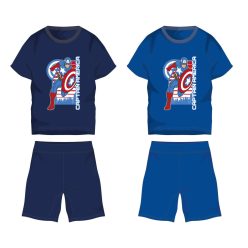   Avengers katoenen zomeroutfit - T-shirt en korte broek set - middenblauw - 116