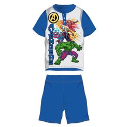   Avengers zomerse korte mouwen kinderpyjama - katoenen jersey pyjama - middenblauw - 110