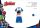 Wraakzuchtige zomer korte mouw kinderpyjama - katoenen pyjama - middelblauw - 128