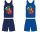 Avengers katoenen zomer set - shirt-korte broek set - middelblauw - 104