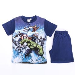   Korte mouw katoenen kinderpak - Avengers - Ultron - donkerblauw - 110