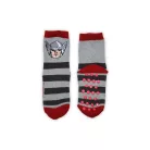Antislip kinderbeenwarmers - Avengers - volledig pluche - grijs-rood - 31-34