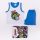 Mouwloze katoenen kinderpyjama - Avengers - middelblauw - 104