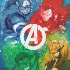 Winter katoenen kinderpyjama - Avengers - donkerblauw - 110