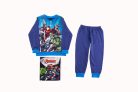 Flanellen kinderpyjama - Avengers - donkerblauw-blauw - 122