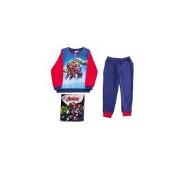   Dikke katoenen kinderpyjama - Avengers - donkerblauw-rood - 98