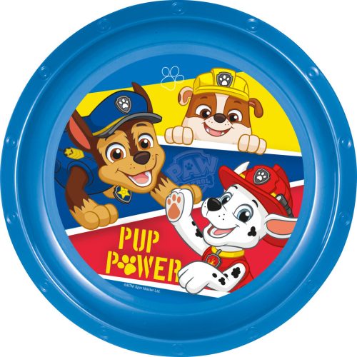 Paw Patrol plastic plat bord
