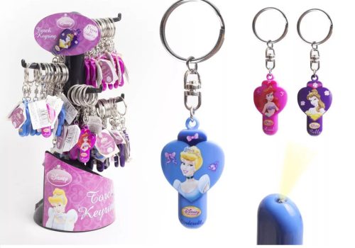 DISNEY PRINCESSES SLEUTELHANGER MET ZAKLAMP