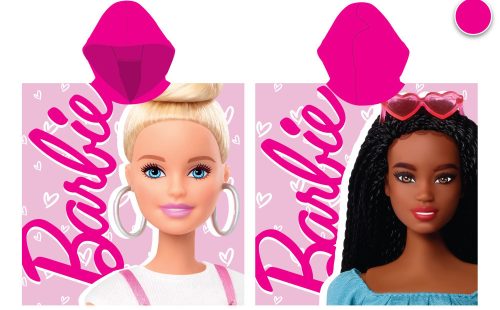 Barbie sneldrogende poncho - 55x110 cm