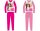 Barbie jersey katoenen pyjama - roze - 98