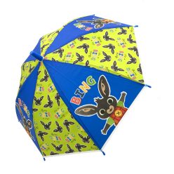 Bing kinder halfautomatische paraplu - 74cm - Blauw en Groen
