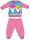 Baby Shark winter dikke baby pyjama - katoenen flanel pyjama - roze - 80