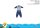 Baby Shark baby pyjama - jersey katoenen pyjama - donkerblauw - 86