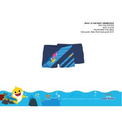   Baby haai baby zwembroek onderkant voor jongens - donkerblauw - 98