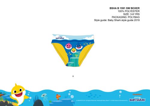 Baby Shark badpak voor jongens