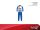 Disney Cars dunne katoenen kinderpyjama - jersey pyjama - middenblauw - 110