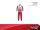 Disney Cars dunne katoenen kinderpyjama - jersey pyjama - rood - 104