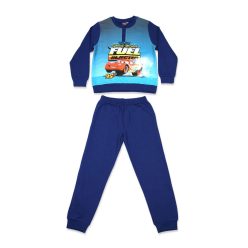Winter flanellen kinderpyjama - Cars - donkerblauw - 98