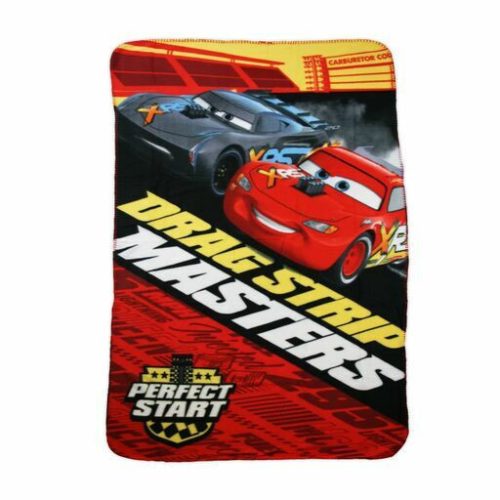 Cars jongens deken - 100 x 150 cm - zwart-rood