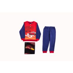 Dikke katoenen kinderpyjama - Cars - donkerblauw - 110