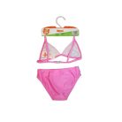 44 Grappige kat tweedelig badpak voor meisjes - driehoekig bovenstuk - roze - 110