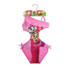 44 Fladderige kat trikini voor meisjes - roze - 110