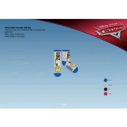   Disney Cars antislip pluche enkelsokken voor kinderen - grijs-blauw - 31-34