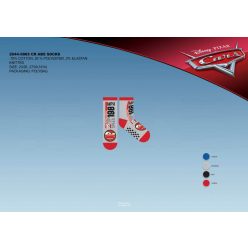   Disney Cars antislip pluche enkelsokken voor kinderen - grijs-rood - 23-26